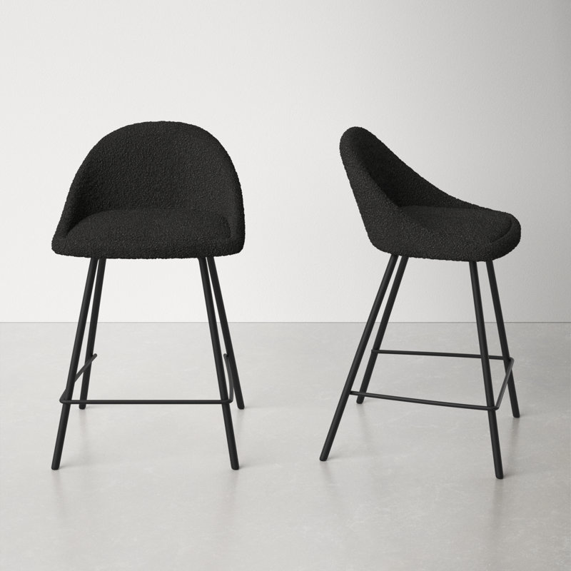 Holmes Boucle Bar & Counter Stool & Reviews AllModern